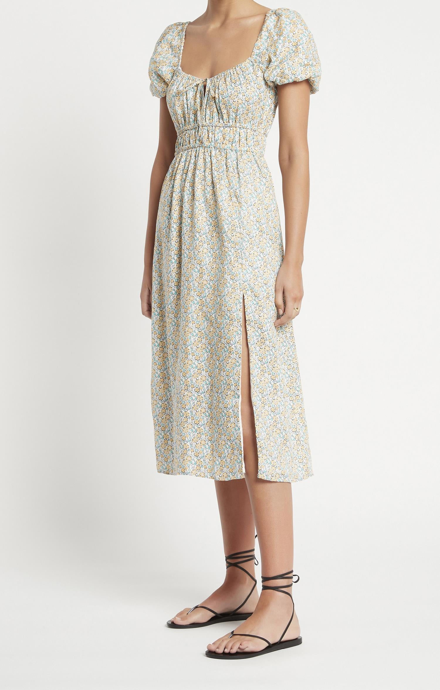Kjole - Terina Midi Dress Sabinosa Floral Print
