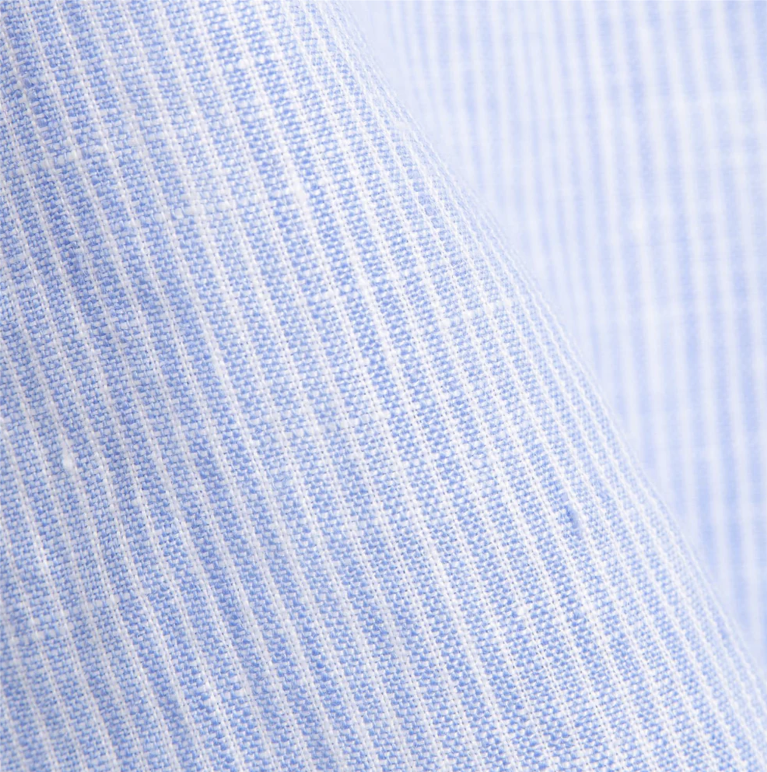 Linskjorte - Spalding Light Blue Stripe