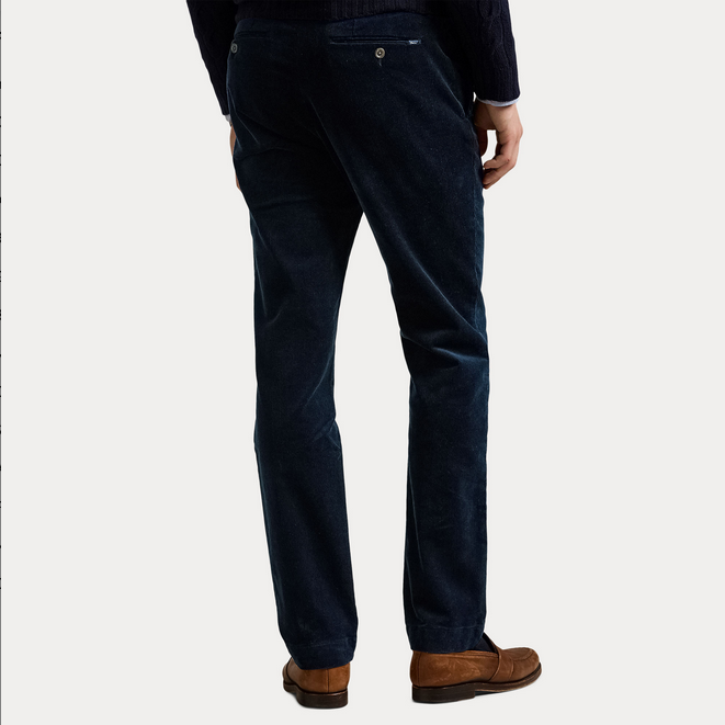 Kordbukse - Andover Slim Fit Stretch Corduroy Pant Navy