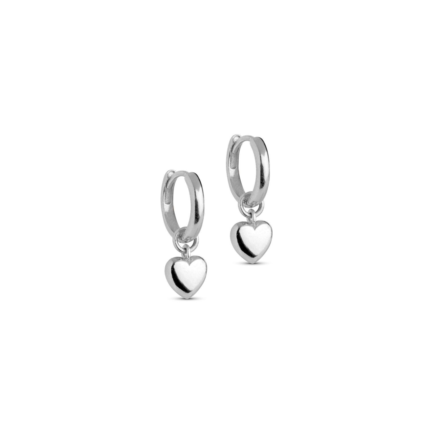 Øredobber - Amore Hoops Silver