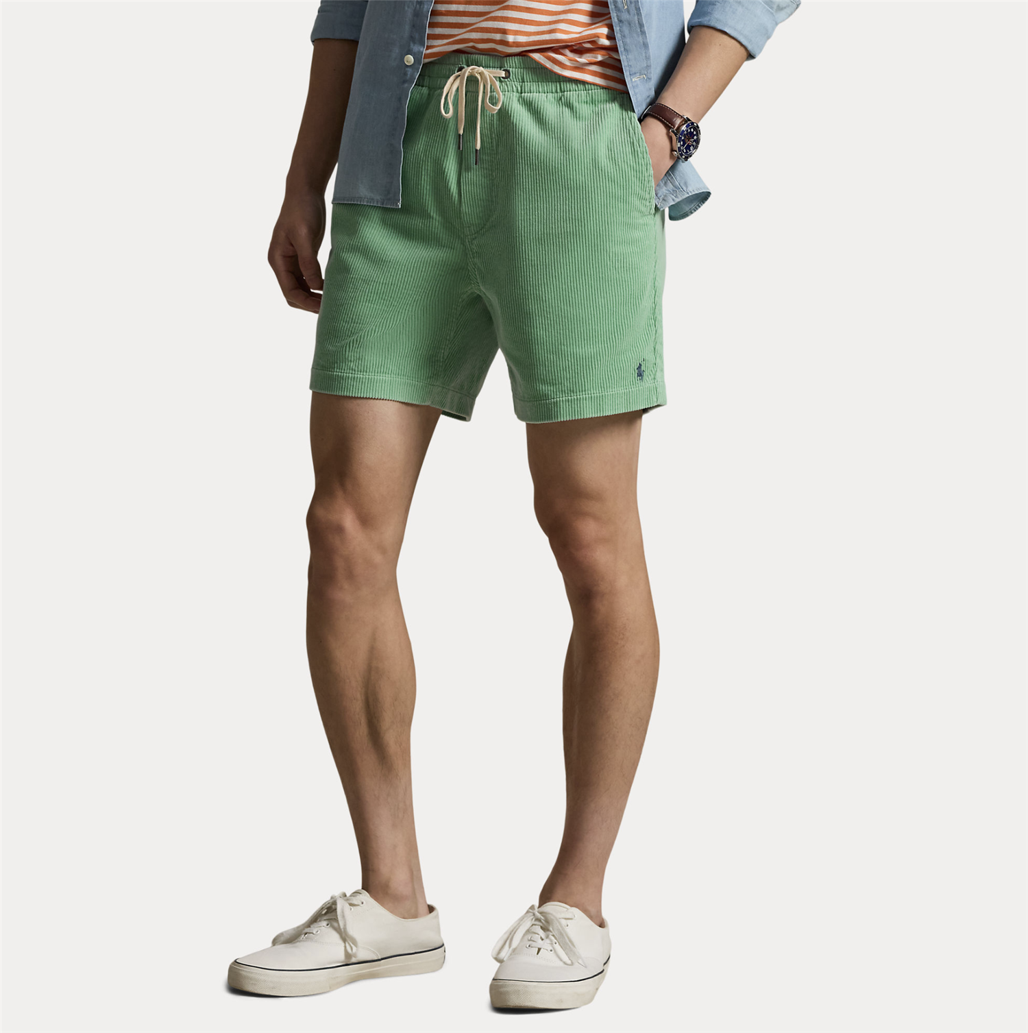 Shorts - Polo Prepster Corduroy Shorts Celadon