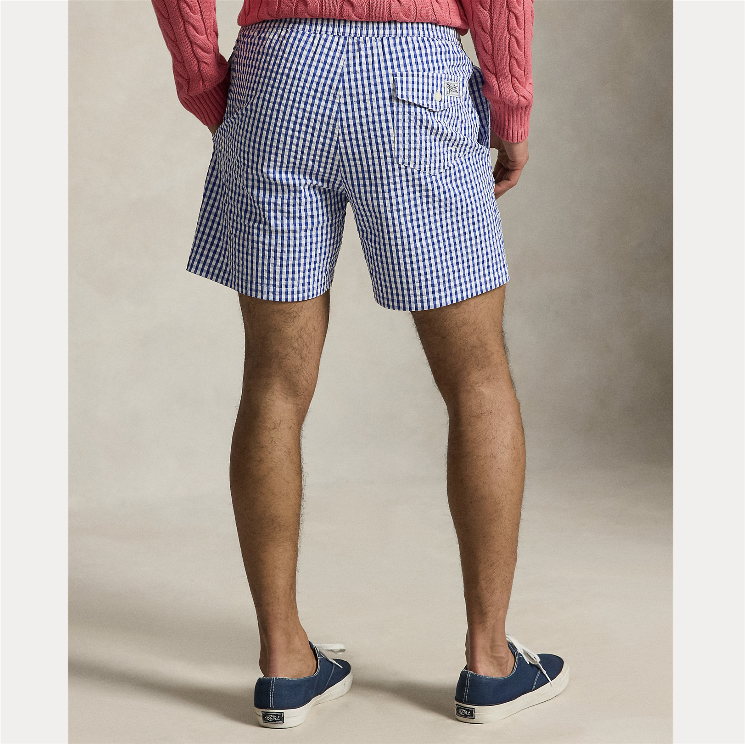 Badeshorts - Travelerer Classic Swim Trunk Cruise Royal Gingham