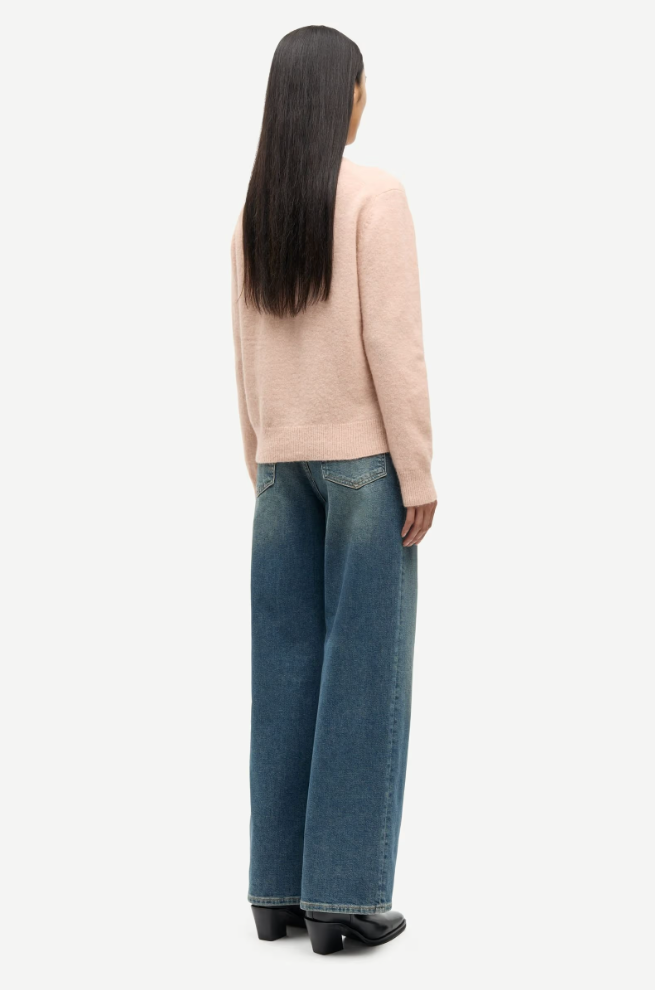 Cardigan - Nor Short Cardigan Cameo Rose
