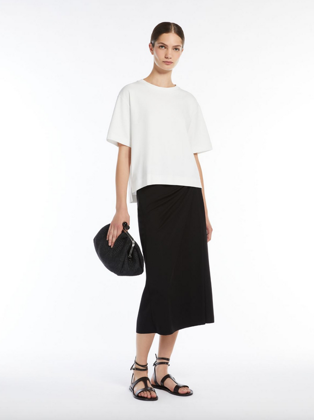 T-Skjorte - Multid Boxy Cotton T-Shirt White