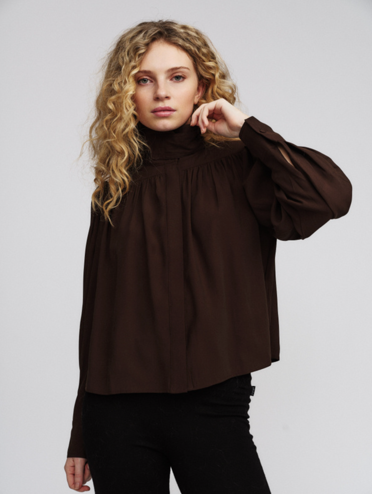 Bluse - Tanya Blouse Brown