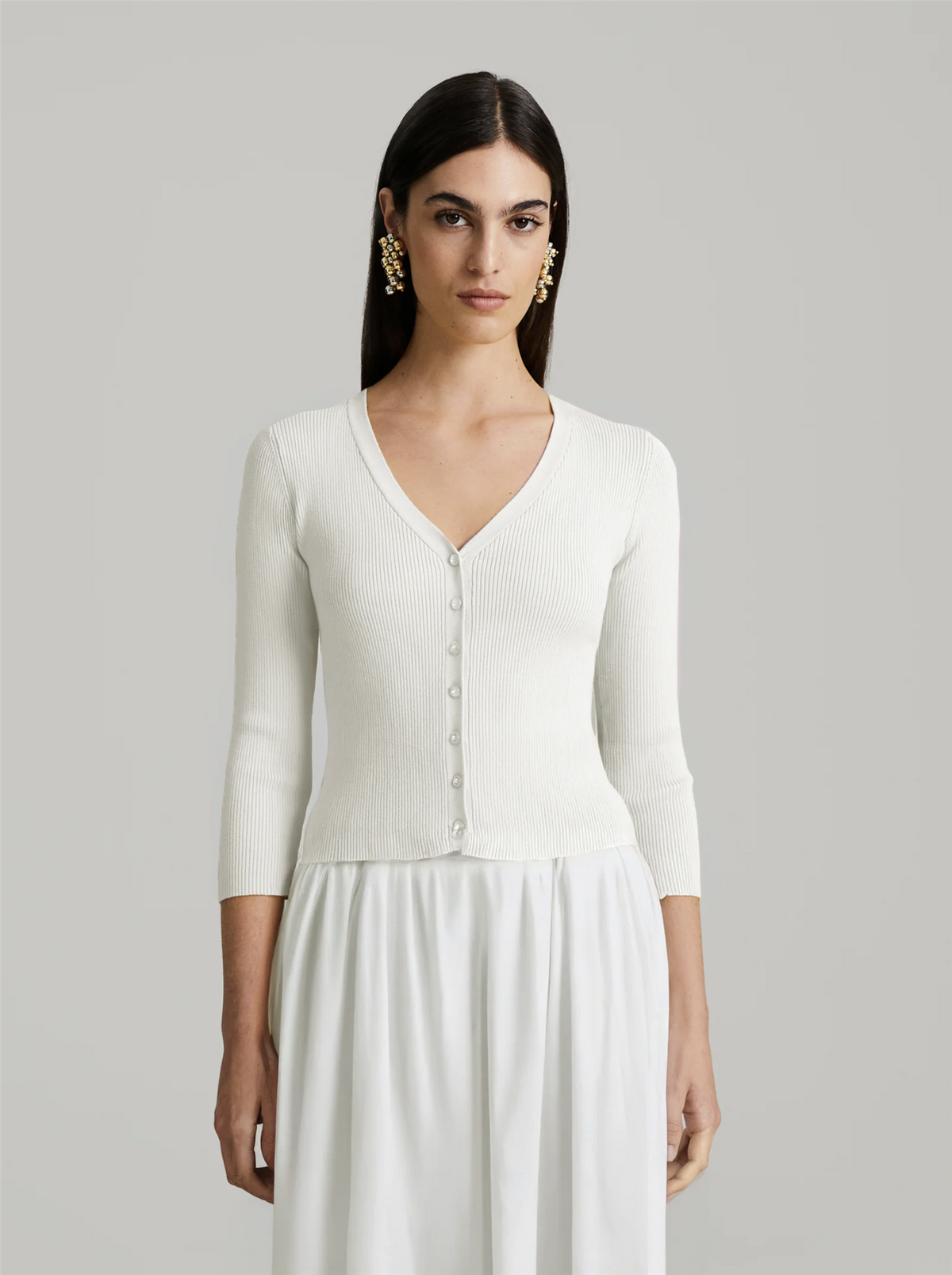 Cardigan - Stacie Cardigan White