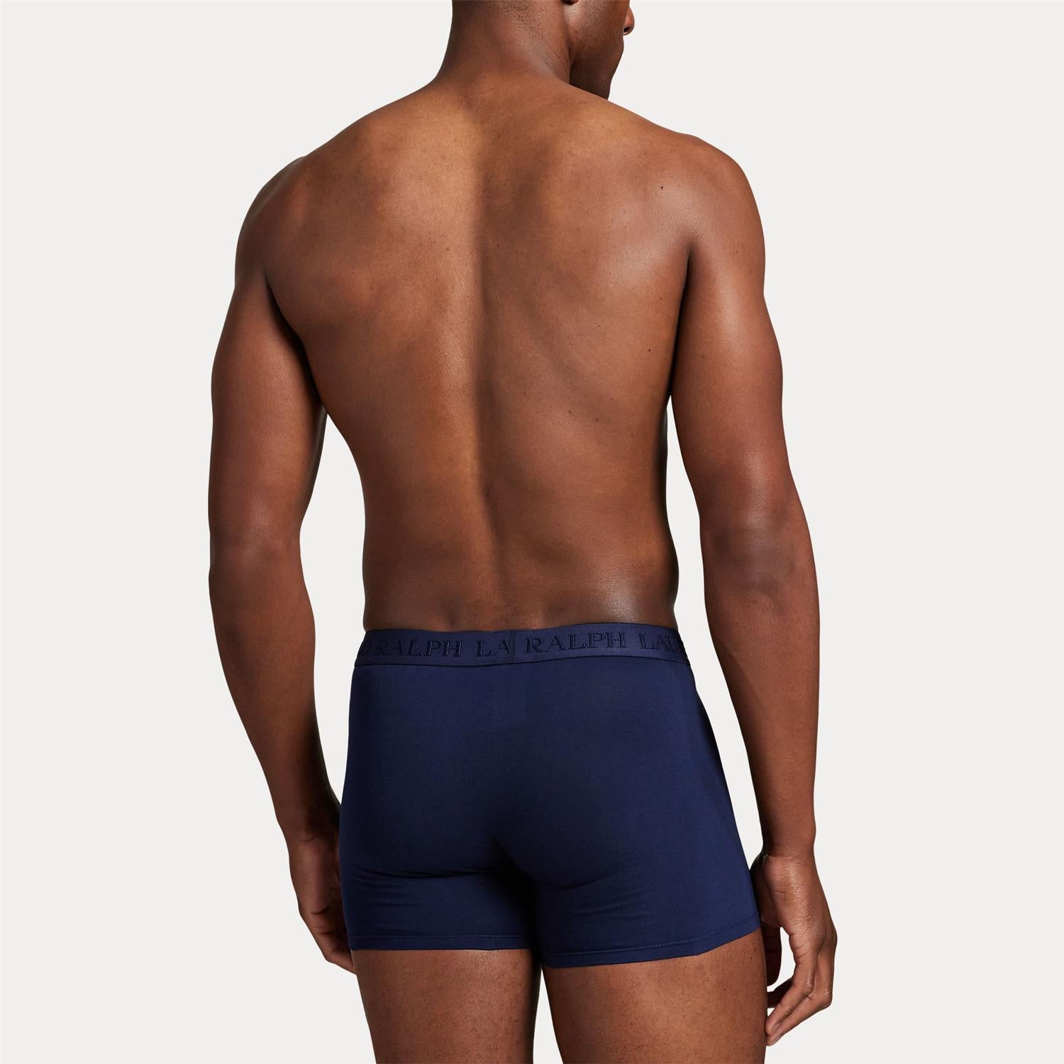Boxershorts - Stretch Cotton Boxer Brief 3-Pack Blues