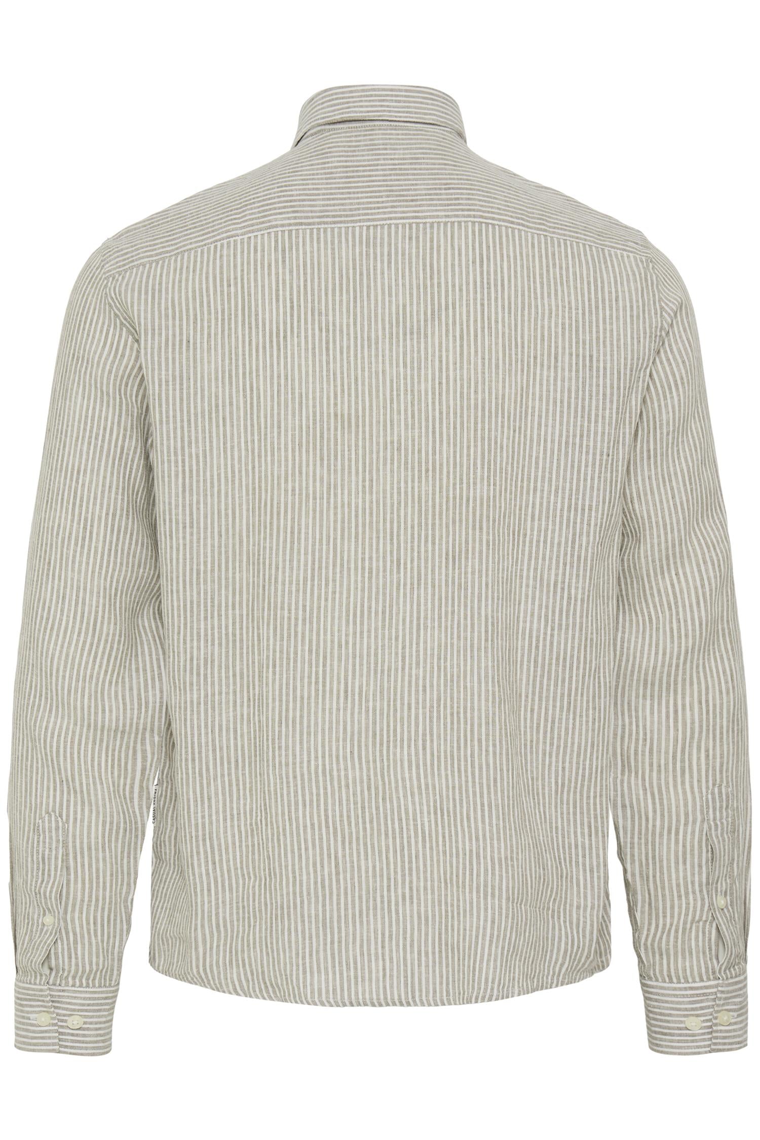 Skjorte - CFESTRUP LS Linen Mix Shirt Mermaid Melange