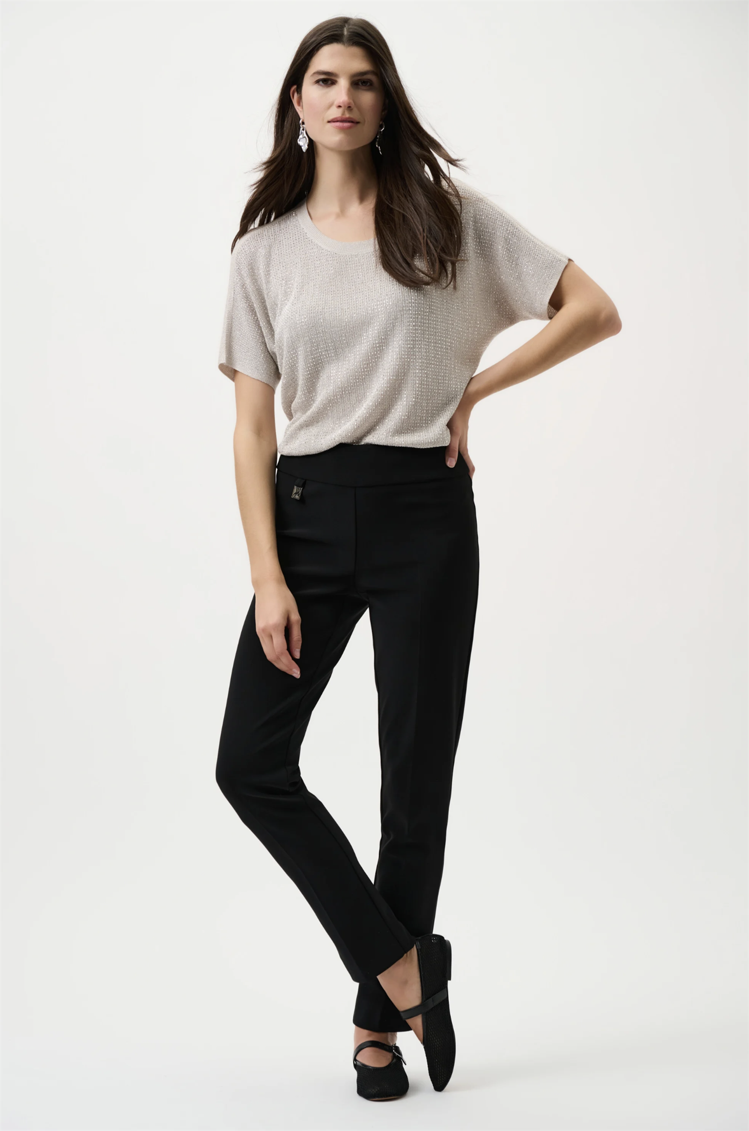 Bukse - Classic Tailored Slim Pant Black