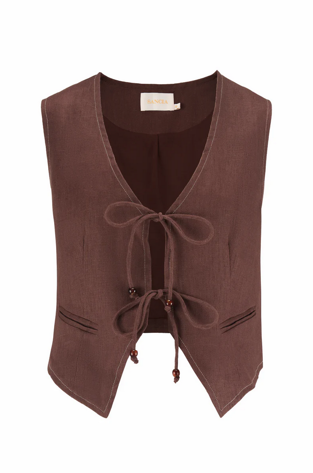 Vest - The Drita Vest Cinnamon