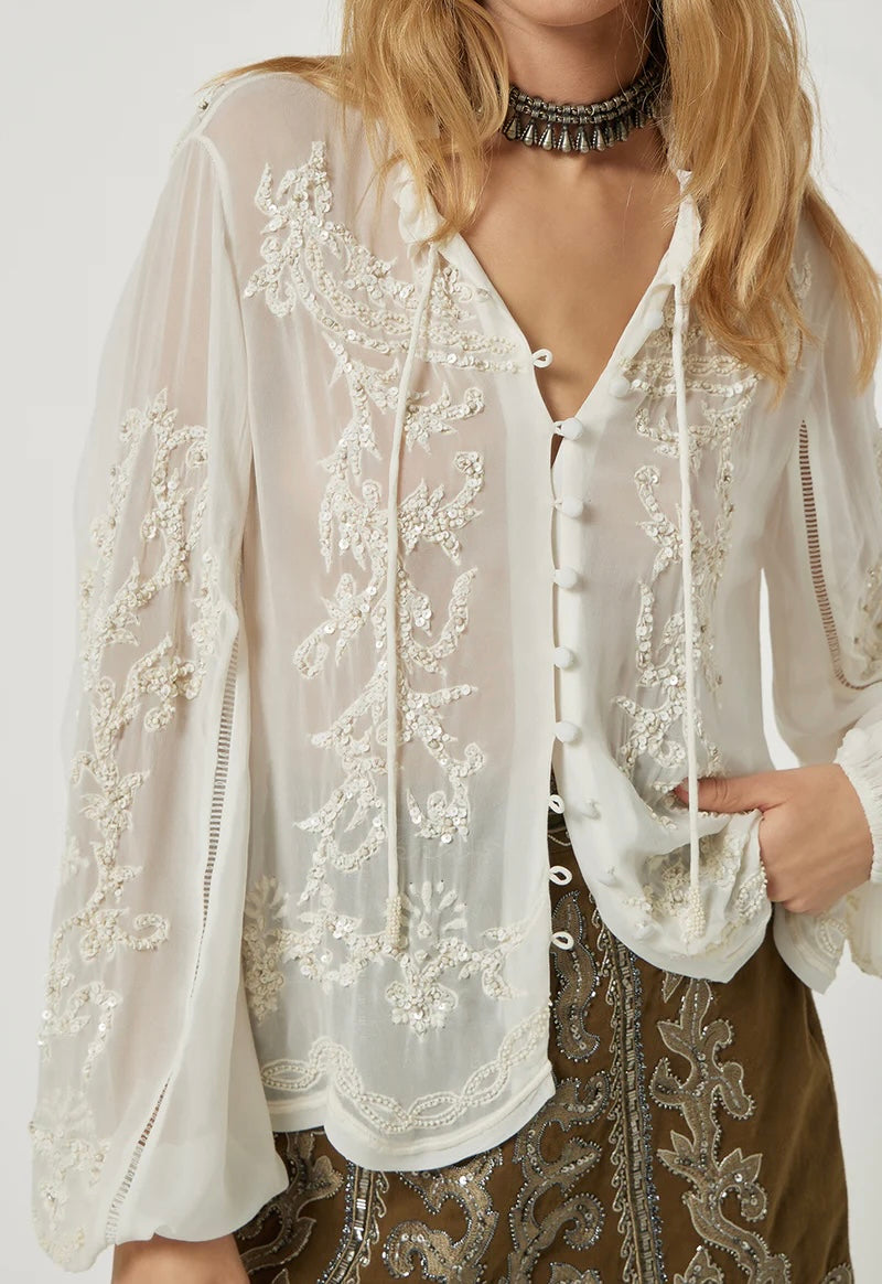 Bluse - Ultane Top Vanilla