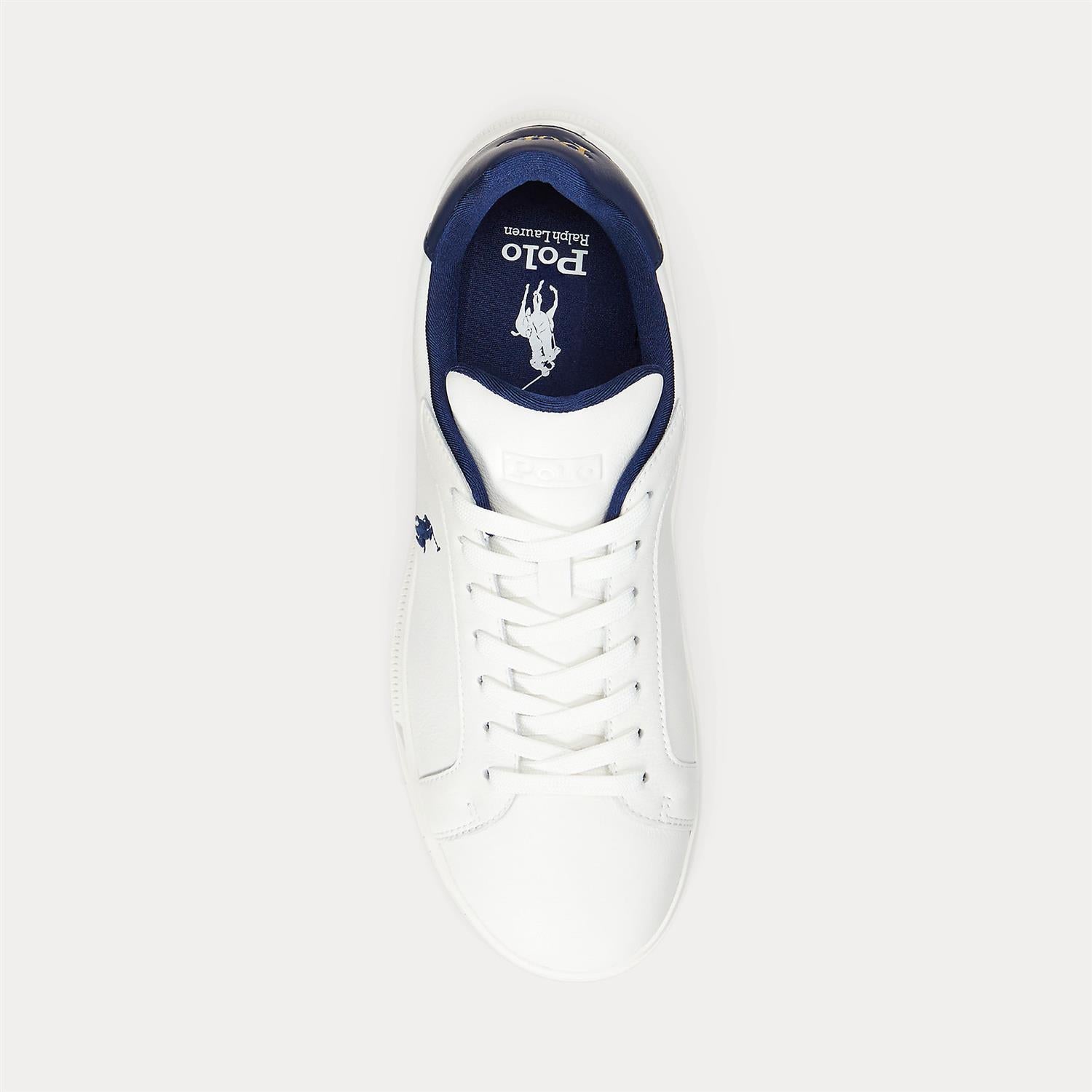 Sneakers - Heritage Court II Leather Sneakers White Navy
