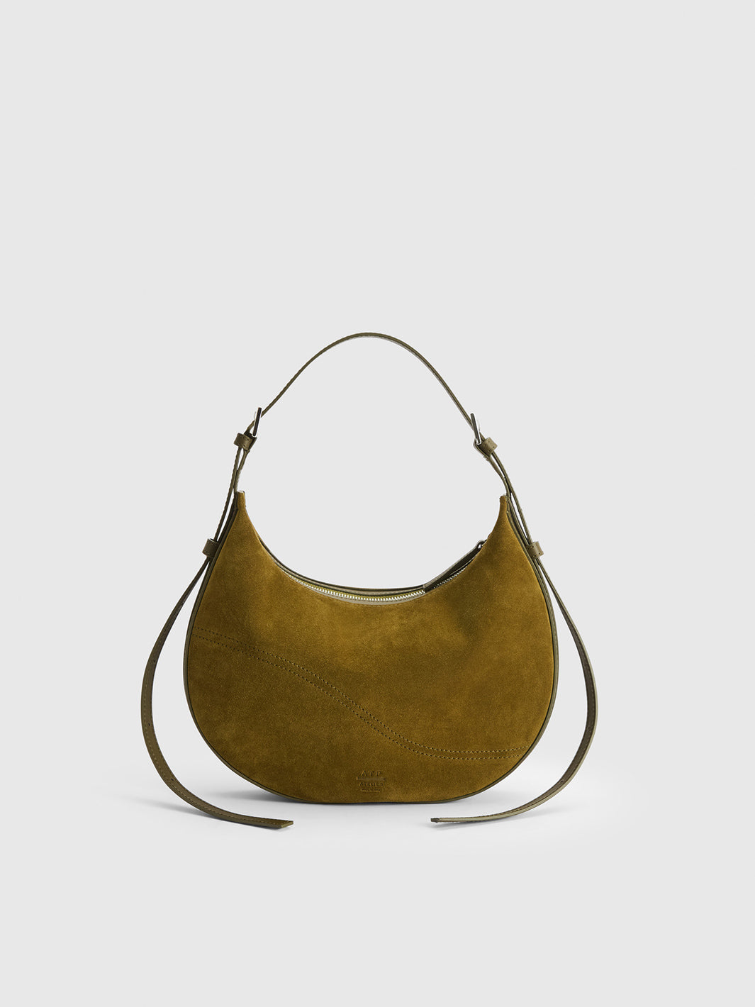 Veske - Liveri Suede Small Hobo Bag Muschio/Turtle