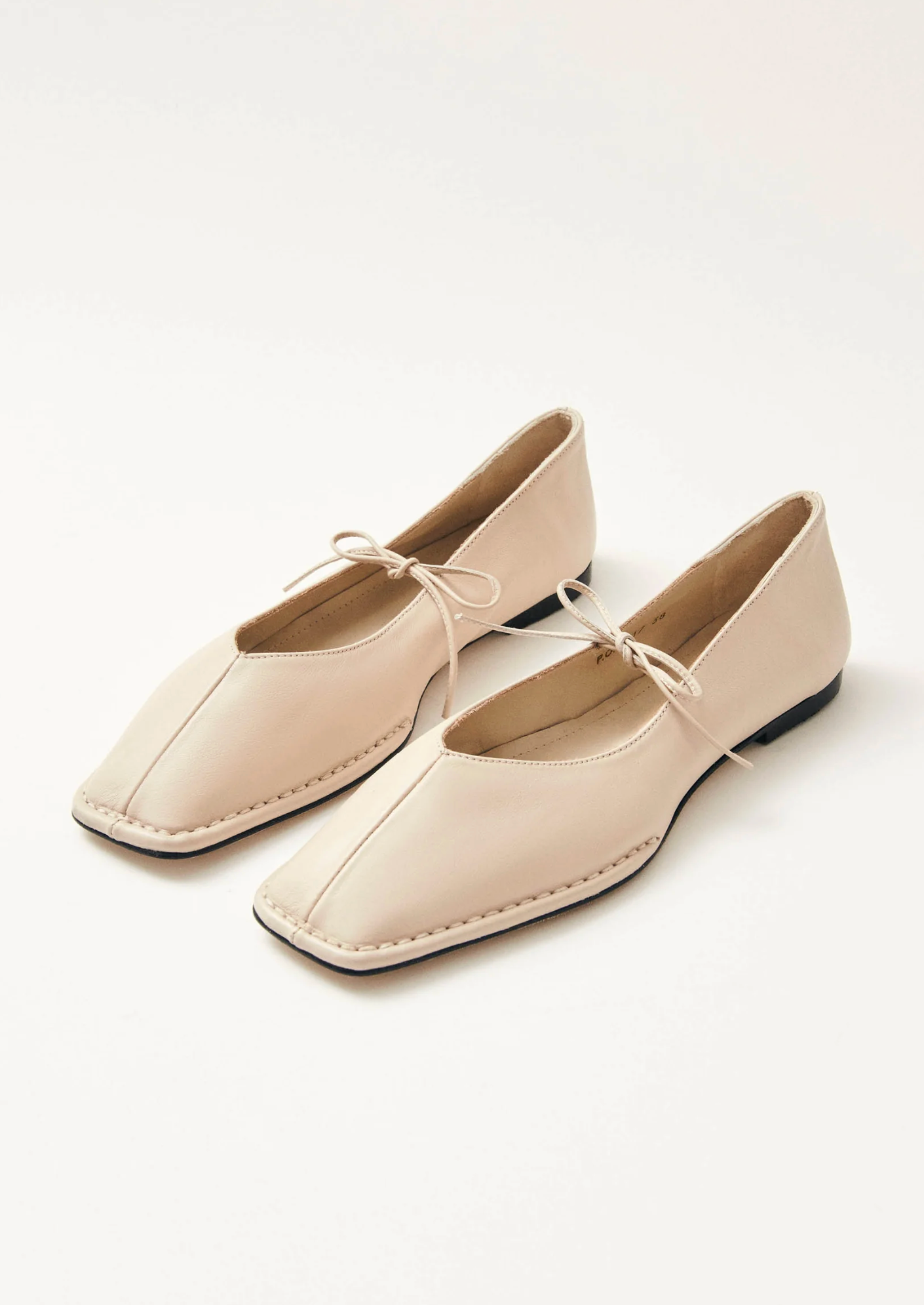 Ballerinasko - Sway Cream Leather Ballet Flats