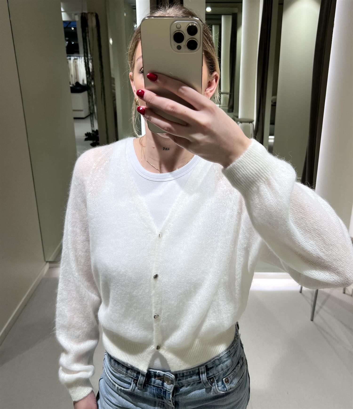 Cardigan - Jacket Off White