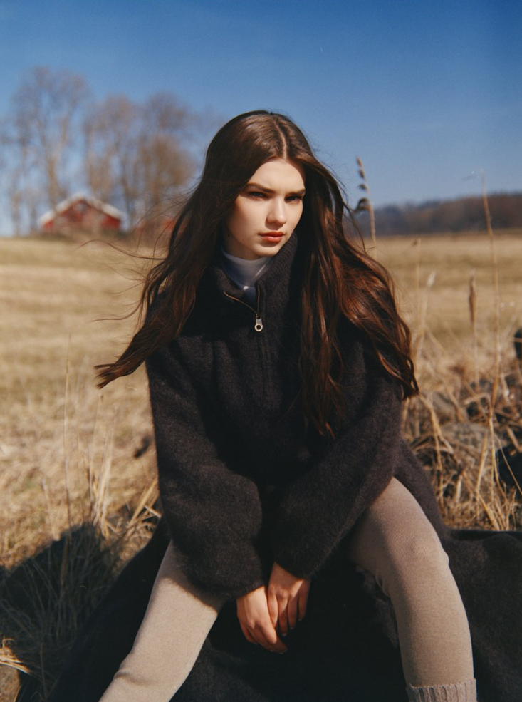 Cardigan - Li Chunky Sweater Dark Brown