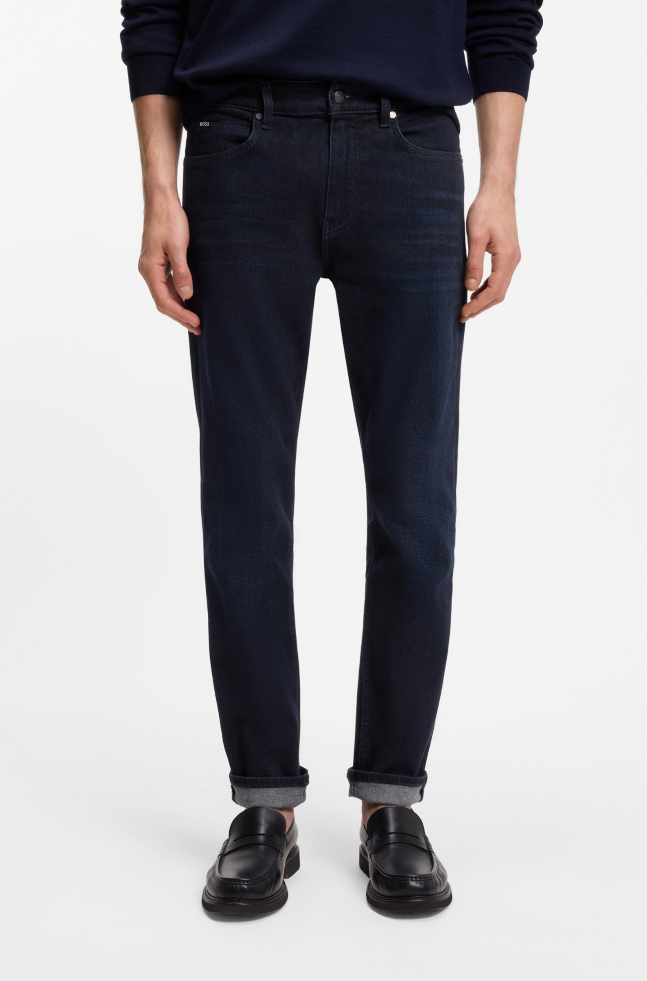 Jeans - Delaware Slim Fit Jeans Dark Blue Denim
