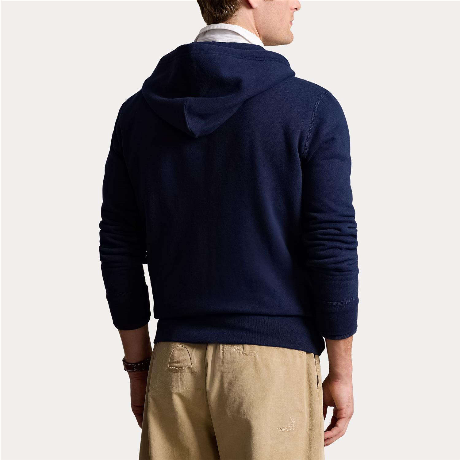 Hettejakke - The RL Fleece Hoodie Navy