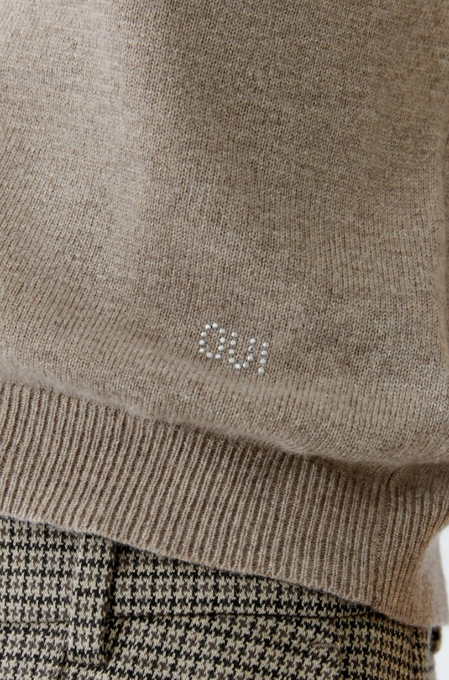 Genser - Jumper Short Sleeve Smokey Taupe