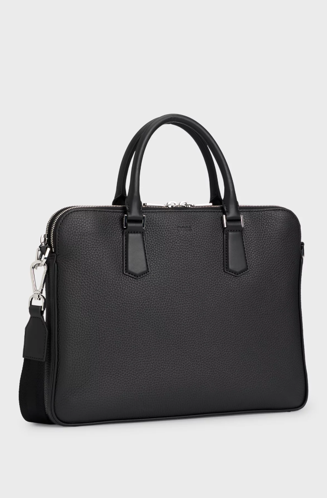 PC-Veske - New Crosstown Slimline Document Case Italian Leather Black