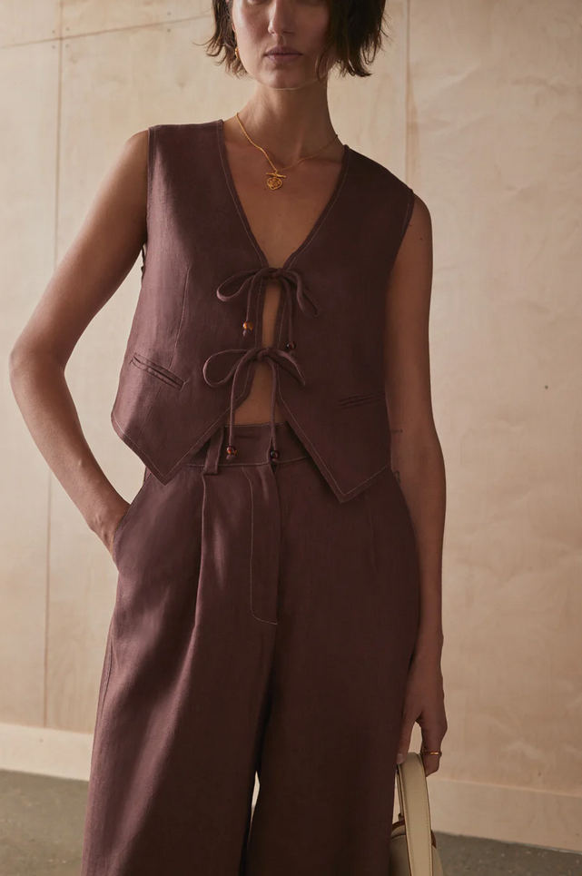 Vest - The Drita Vest Cinnamon