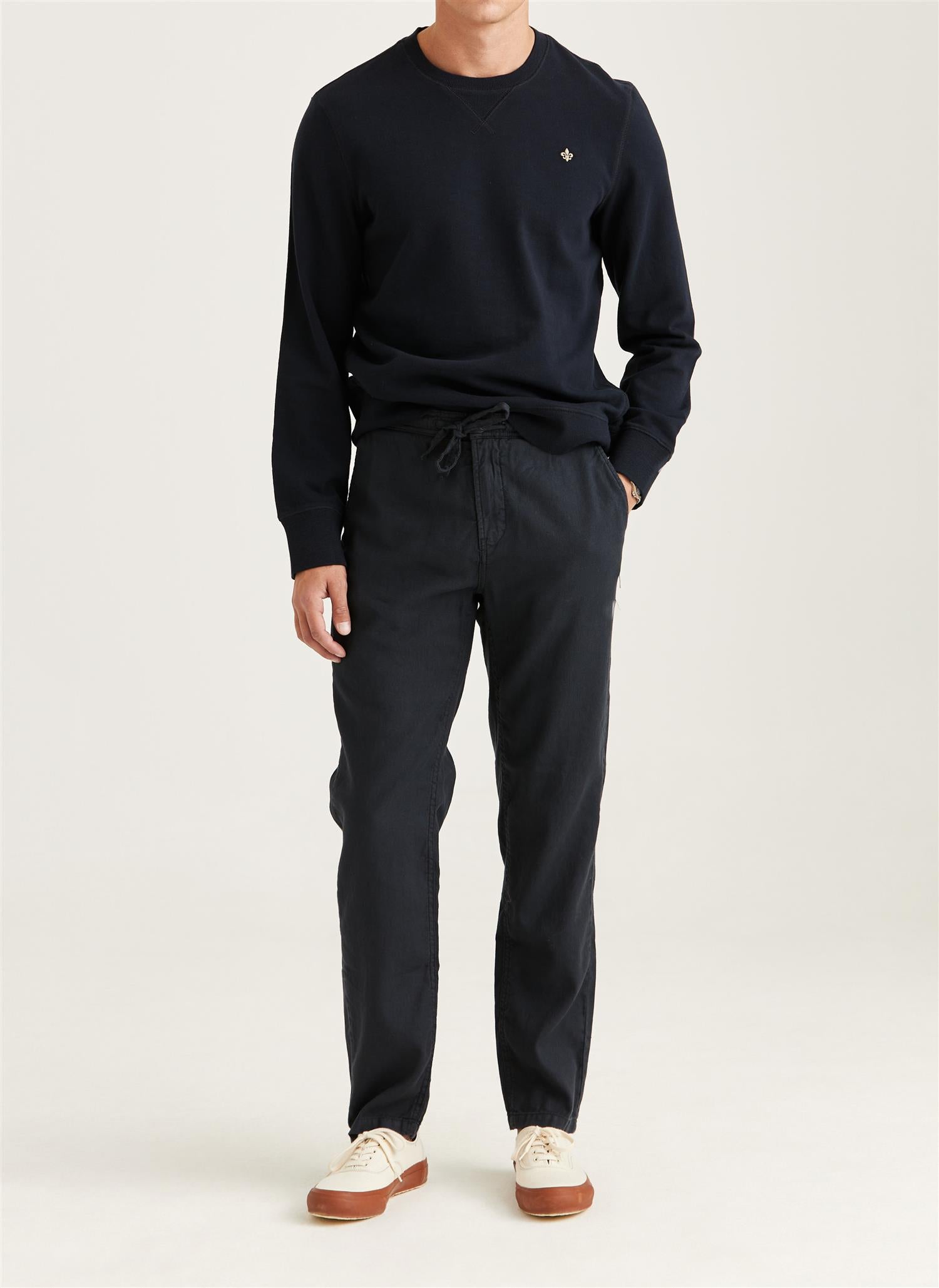 Linbukse - Fenix Linen Trouser Blue