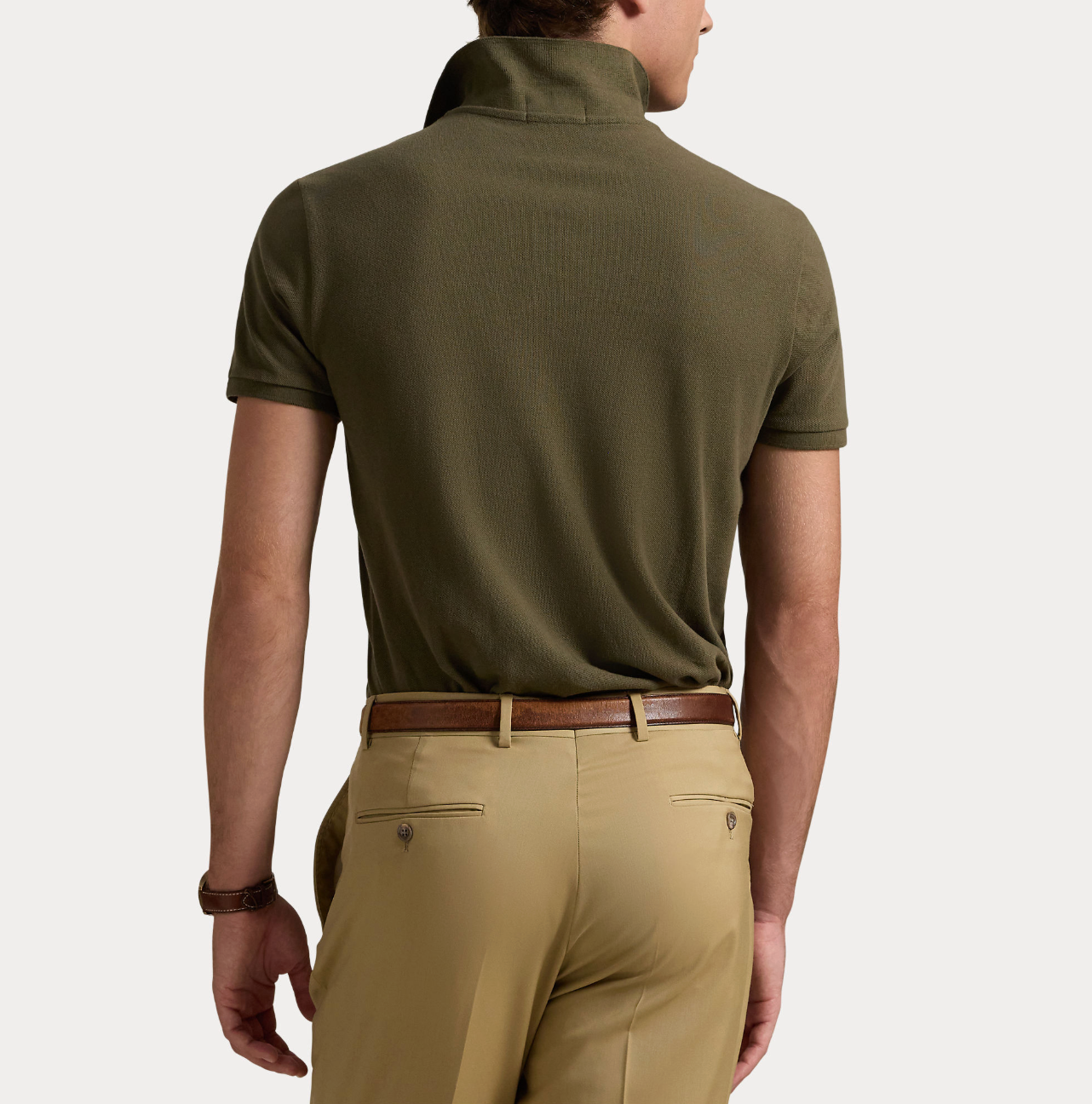 Pique - The Iconic Mesh Polo Shirt Canopy Olive