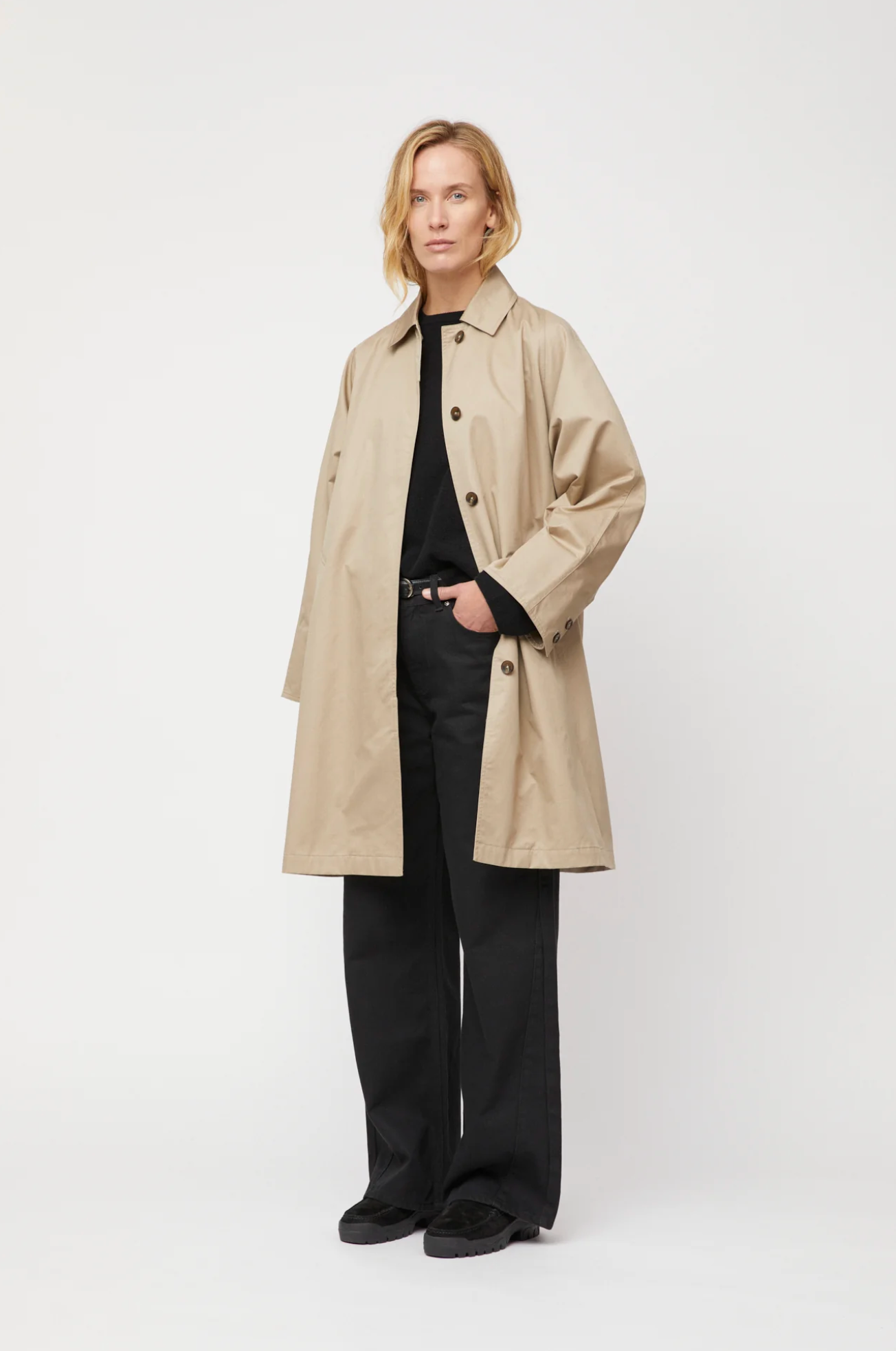 Jakke - Anchorage Trench Coat Khaki