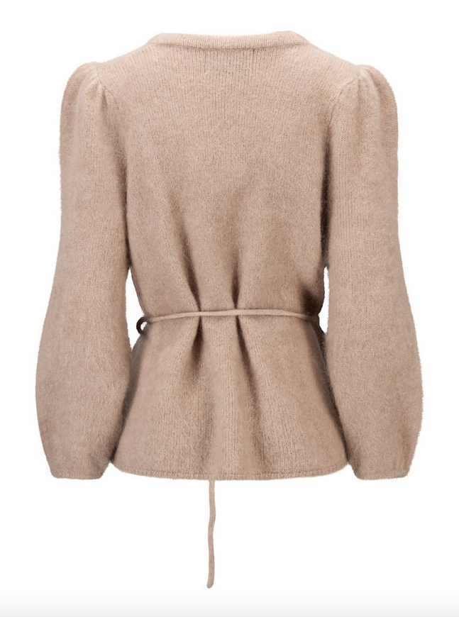 Cardigan - Fredrikke Chunky Cardigan Hazel Beige