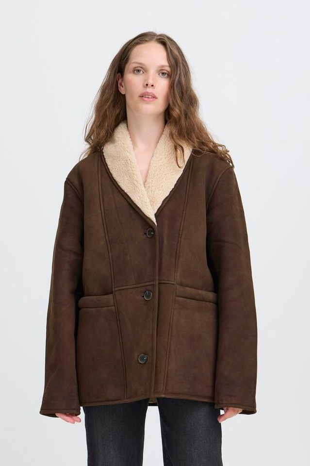 Jakke - Irhanzo Jacket Cacao Nibs Brown