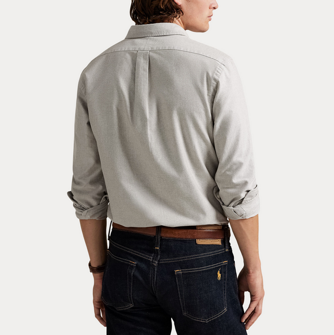 Skjorte - Slim Fit Oxford Shirt Pale Russet