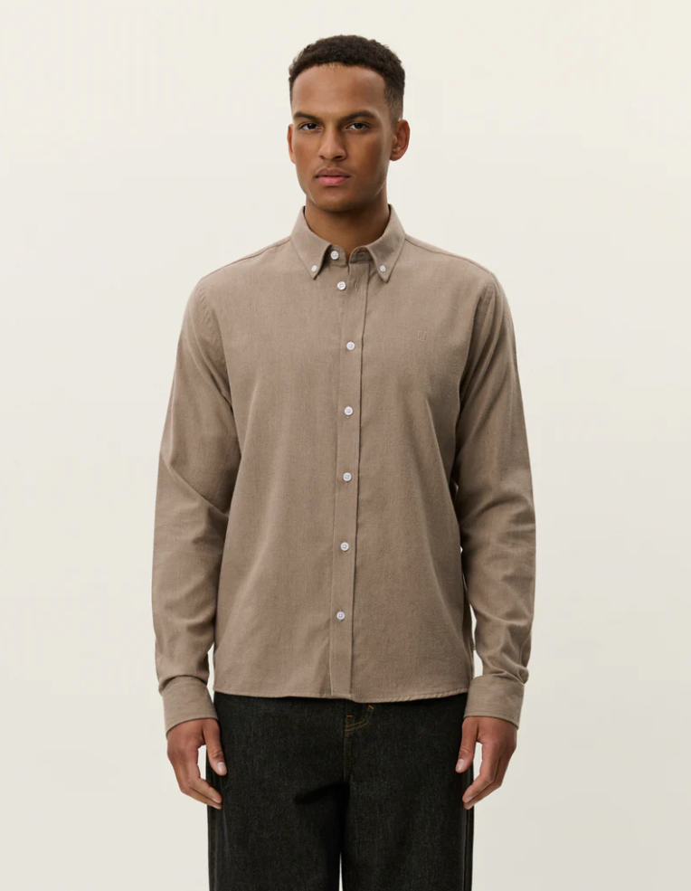 Skjorte - Desert Reg Shirt Lead Gray
