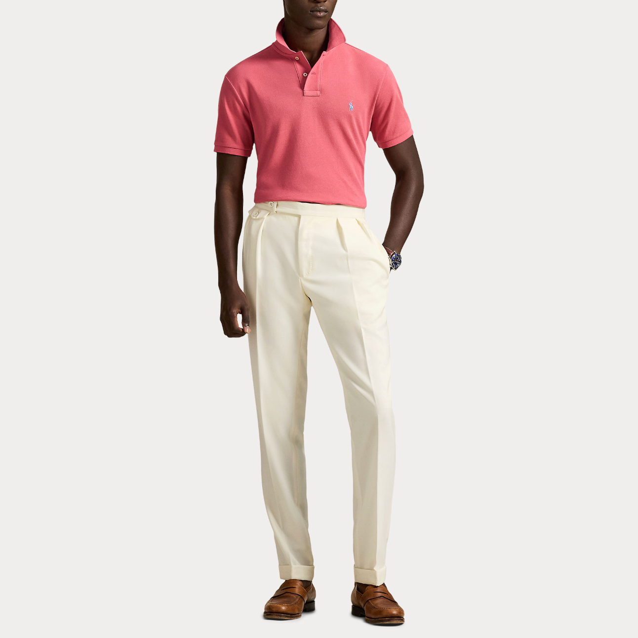 Pique - The Iconic Mesh Polo Shirt Red Sky