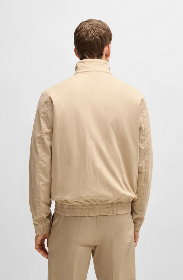 Ytterjakke - Coiner Cotton-Blend Jacket Double B Monogram Light Beige