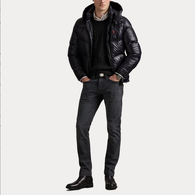 Dunjakke - The Gorham Glossed Down Jacket Black