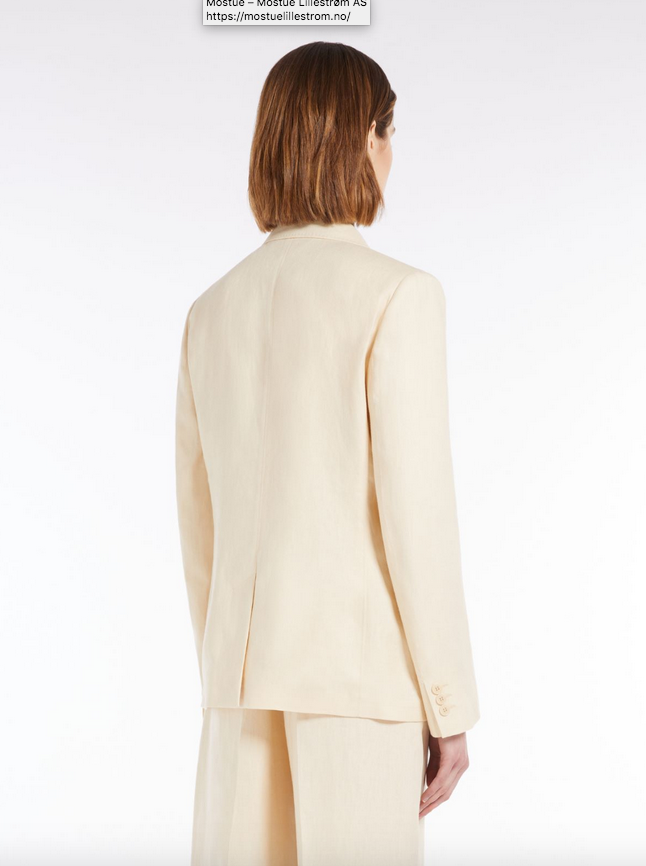 Blazer - Nalut Linen Blazer Ivory