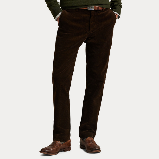 Kordbukse - Andover Slim Fit Stretch Corduroy Pant Cooper Brown