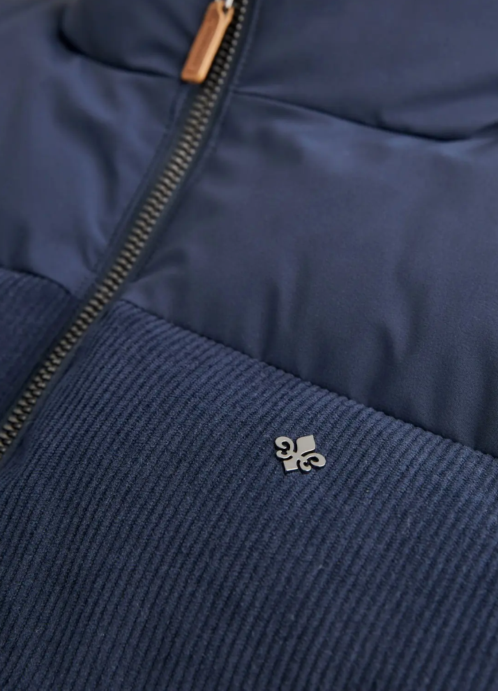 Vest - Catton Puffer Vest Navy