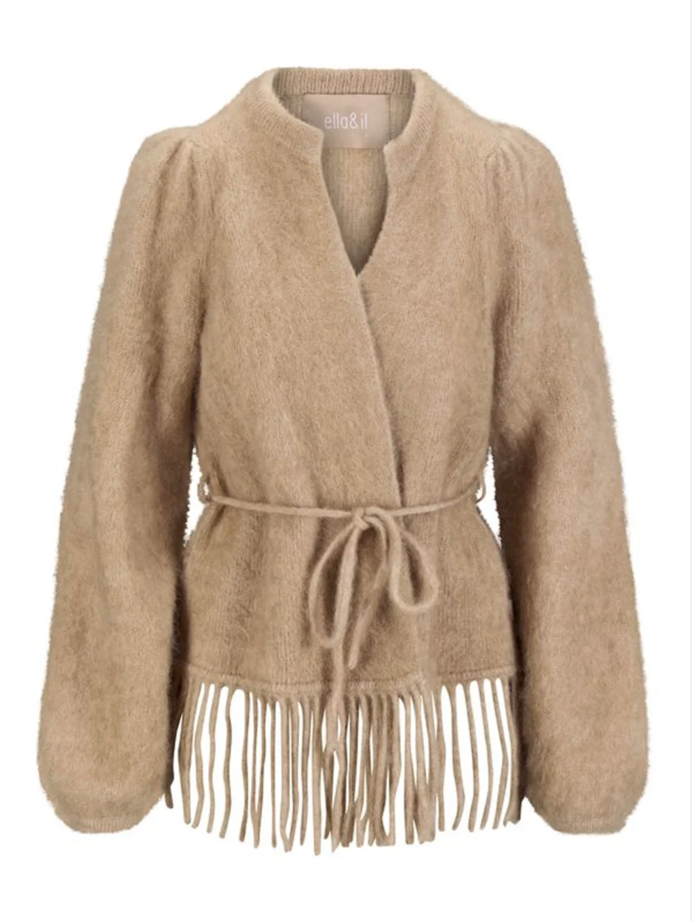 Cardigan - Fidele Chunky Cardigan Hazel Beige