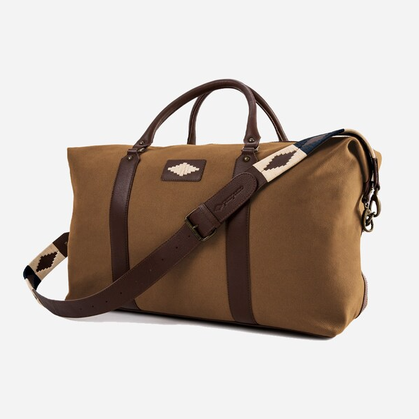 Bag - Caballero Large Travel Bag Sand Canvas
