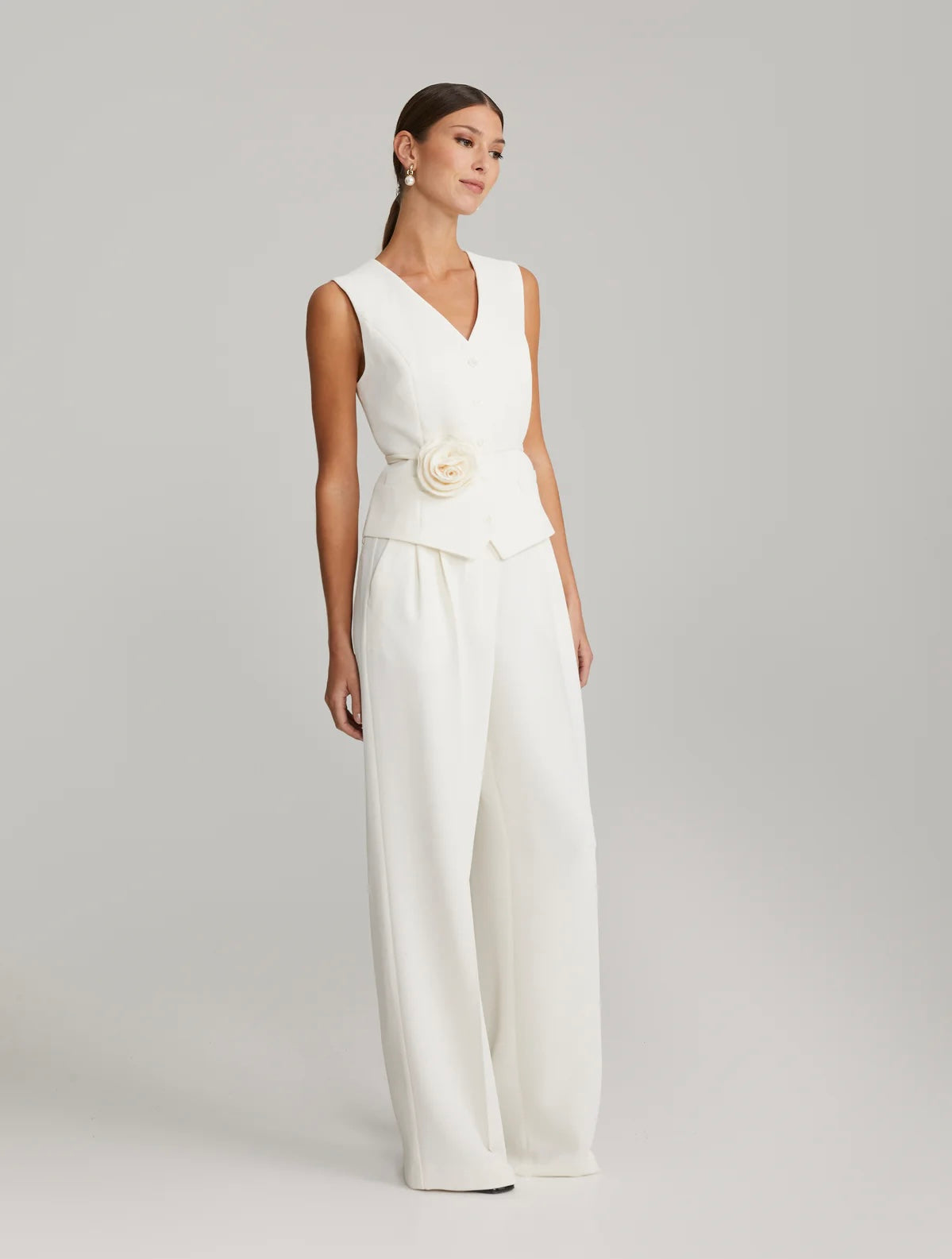 Vest - Maria Vest Chalk White