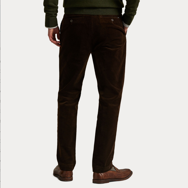Kordbukse - Andover Slim Fit Stretch Corduroy Pant Cooper Brown
