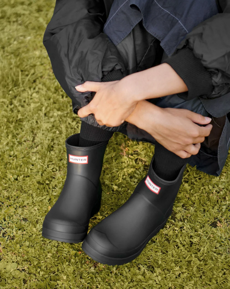 Gummistøvel - Unisex Downpour Short Boot Black