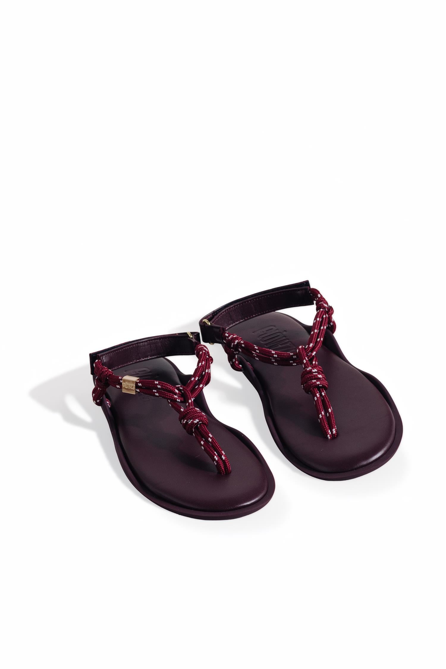 Sandaler - Fló Monocolor Bordeaux