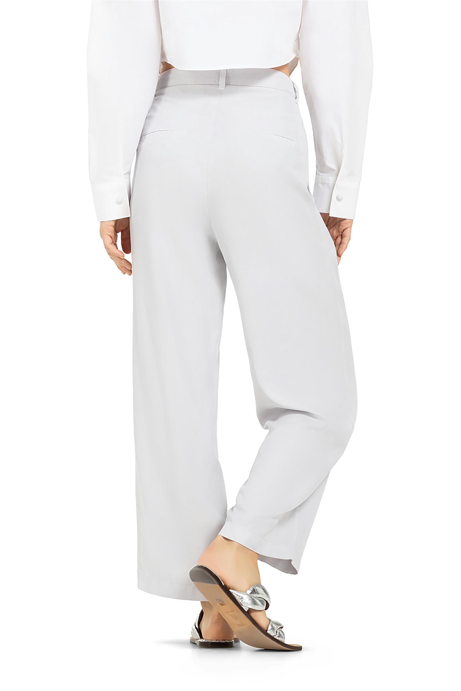 Bukse - Emilie Cropped Silver Sky