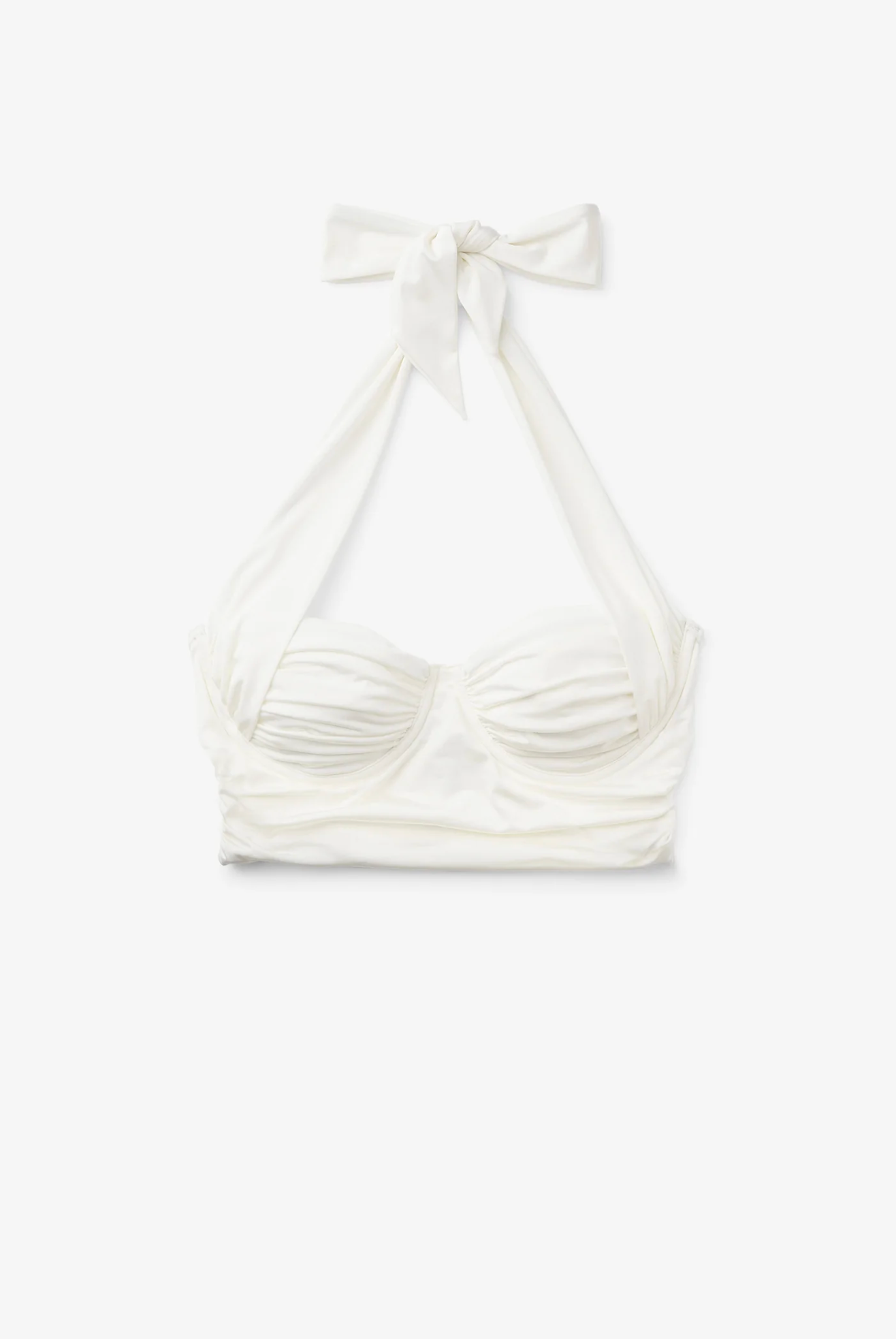 Bikinitopp - Haven Midi Top Pearl White