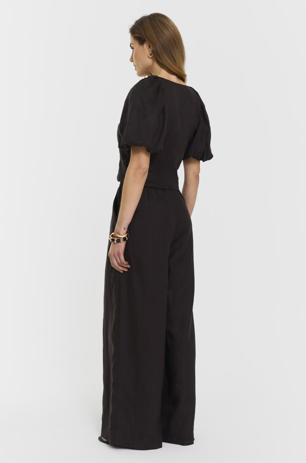 Topp - Audrina Linen Top Coffee