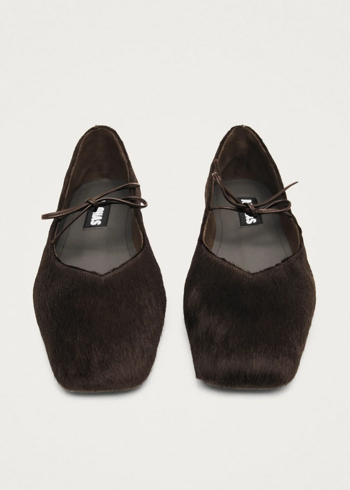 Ballerinasko - Sway Soft Brown Leather Ballet Flats