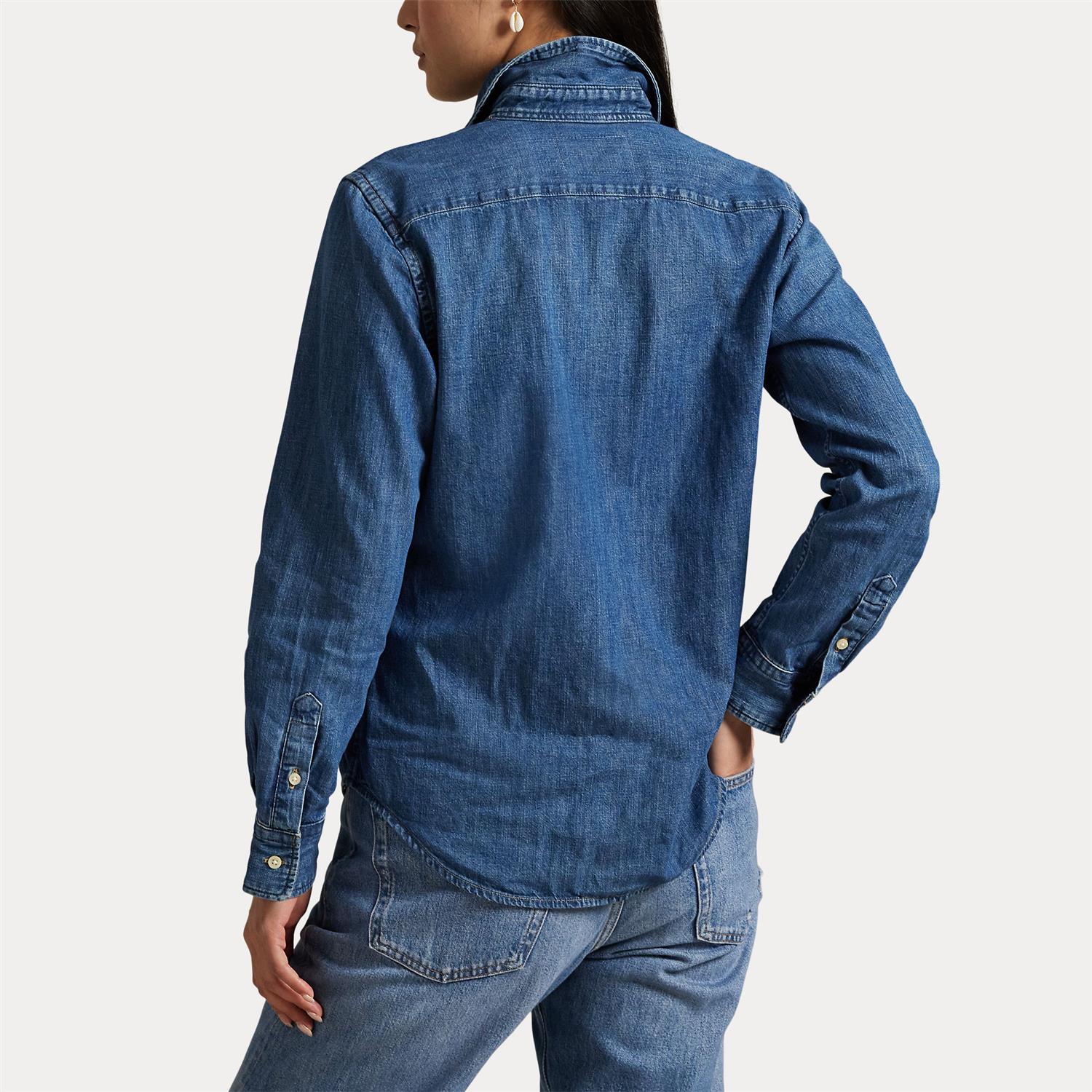 Skjorte - Slim Fit Denim Shirt Merced Wash