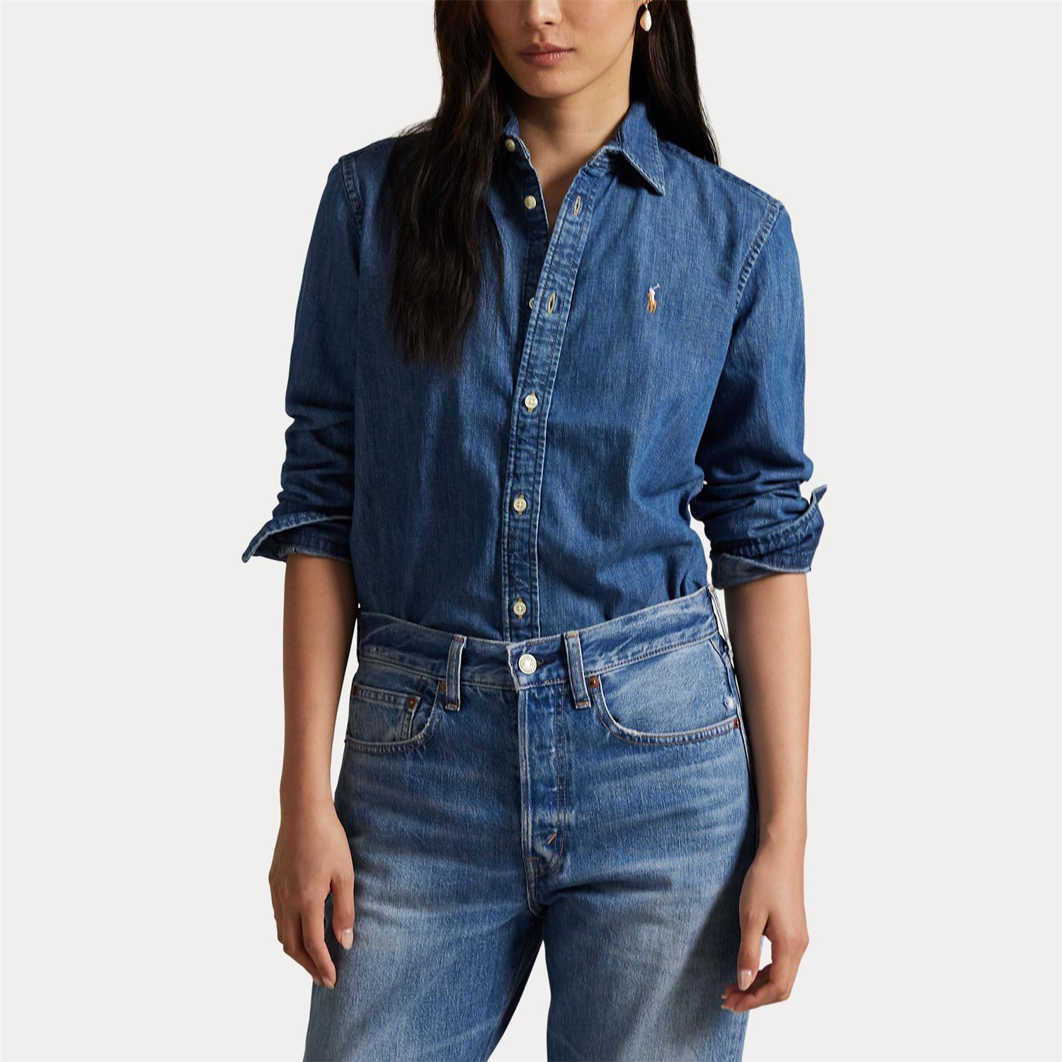 Skjorte - Slim Fit Denim Shirt Merced Wash